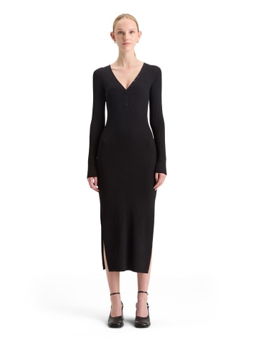 Strickkleid in Schwarz