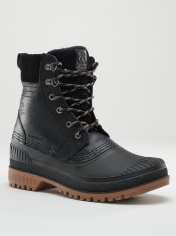 Leren winterlaarzen "Hemlock" zwart