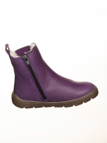 Leder-Barfußschuhe in Lila