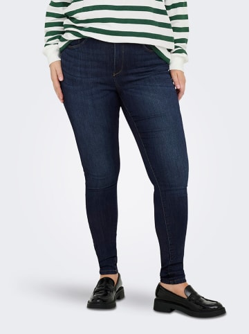 Spijkerbroek - skinny fit - donkerblauw