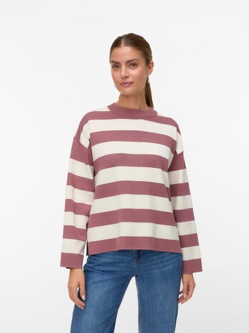Sweter w kolorze jasnoróżowo-kremowym