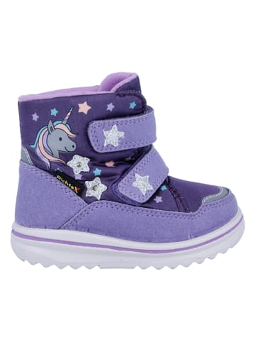 Winterlaarzen "Snow" donkerblauw/paars