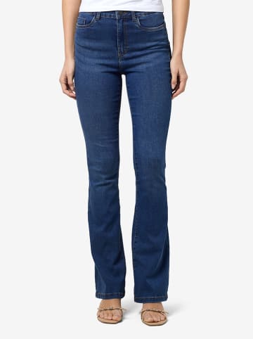 Spijkerbroek - flared fit - donkerblauw