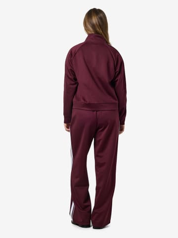 Sweatjacke in Bordeaux