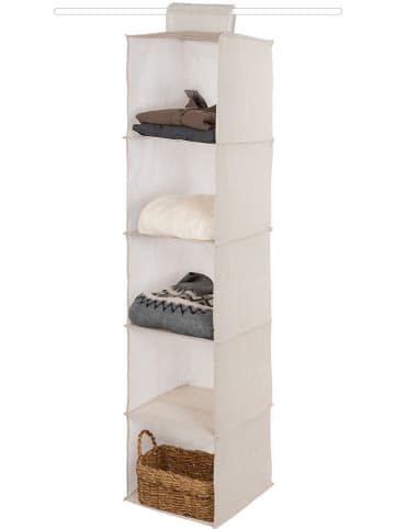 Hängeregal in Beige - (B)30 x (H)128 x (T)30 cm