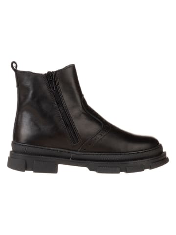Leren chelseaboots zwart