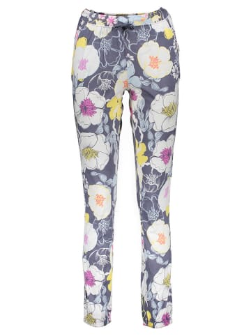 Pyjama-Hose in Grau/ Bunt