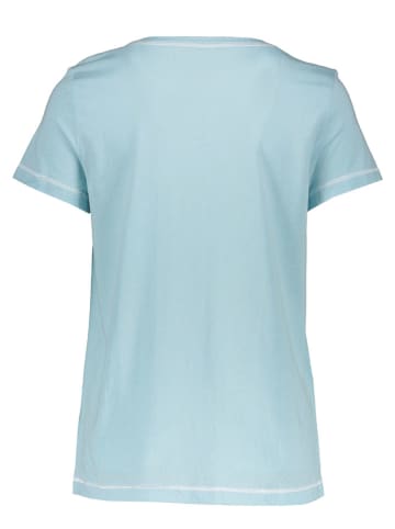 Pyjama-Oberteil in Hellblau