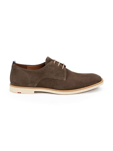 Leder-Schnürschuhe "Liman" in Taupe