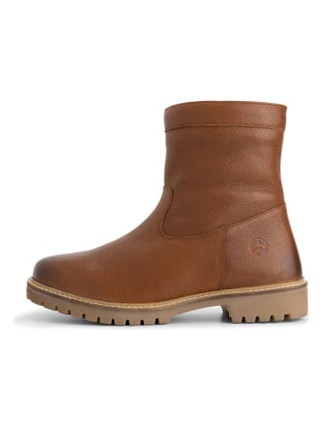 Leder-Boots "Fyresdal" in Hellbraun