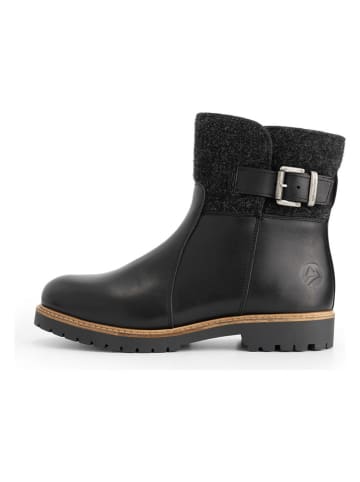 Leren enkelboots "Orkla" zwart