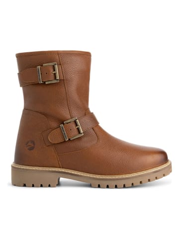 Leren boots "Skelde" lichtbruin