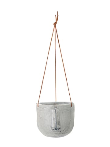 Blumentopf "Ileana" in Grau - (H)55 cm