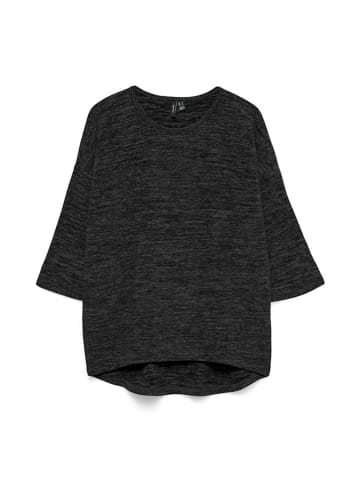 Blouse zwart/antraciet