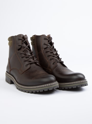 Leder-Boots in Braun