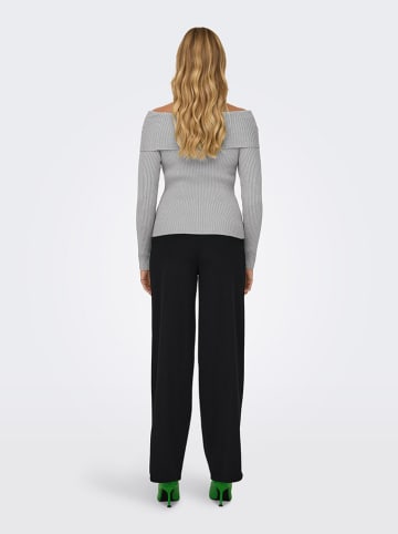 Sweter w kolorze szarym