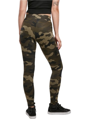 Trainingsleggings in Khaki/ Schwarz