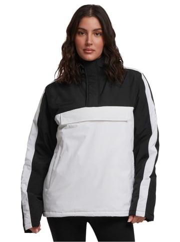 Winterjacke in Schwarz/ Weiß