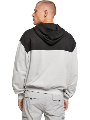 Hoodie in Schwarz/ Grau