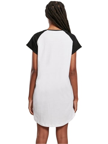 Kleid in Weiß/ Schwarz