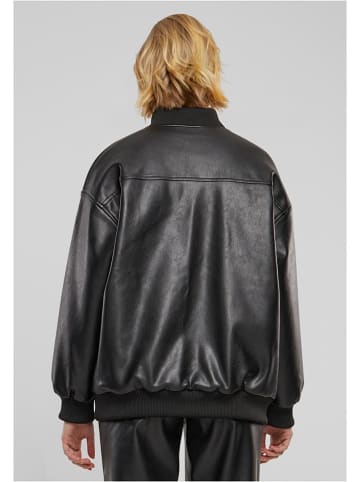Kunstlederjacke in Schwarz