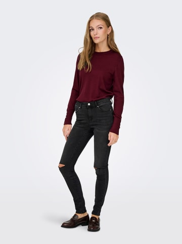 Sweter w kolorze bordowym