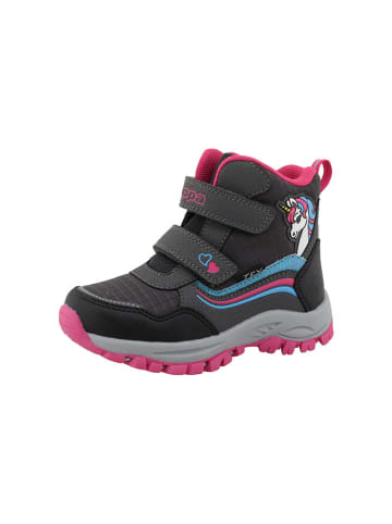 Winterboots "Erica" grijs/roze