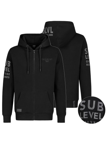 Sweatjacke "Nik" in Schwarz