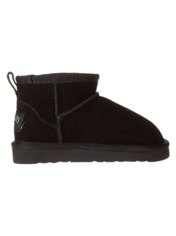 Leren winterboots zwart