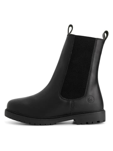 Leder-Chelsea-Boots "Herning" in Schwarz