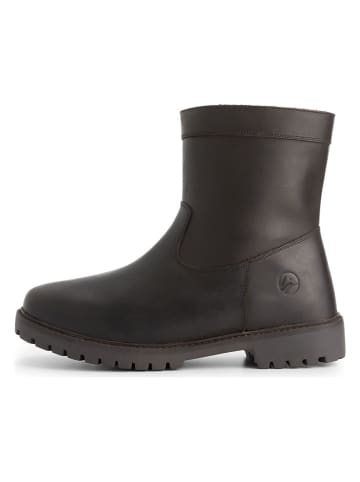 Leder-Boots "Husby" in Braun