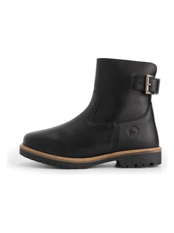 Leder-Boots "Tingvoll" in Schwarz