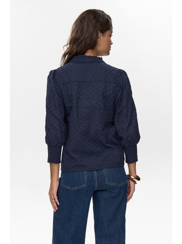 Blouse "Salvie" donkerblauw