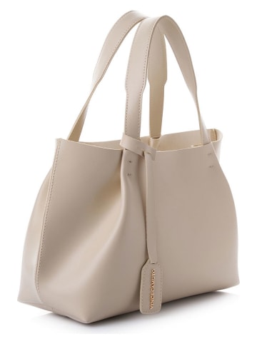 Torebka w kolorze kremowym - 35 x 20 x 12 cm