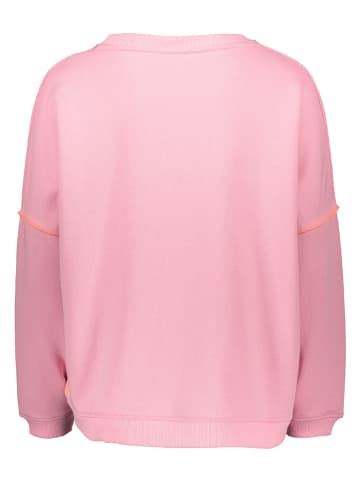 Sweatshirt "Love more" in Rosa