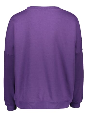 Sweatshirt "This is my happy place" paars