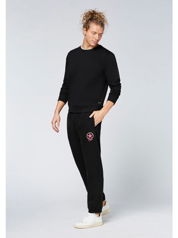 Sweatshirt in Schwarz