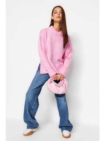 Sweter w kolorze jasnoróżowym