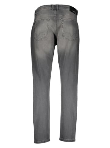 Spijkerbroek - tapered fit - antraciet