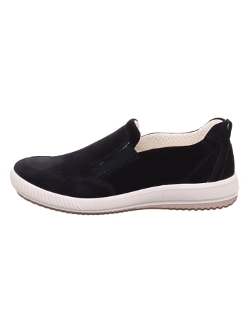Skórzane slippersy "Tanaro 5.0" w kolorze granatowym