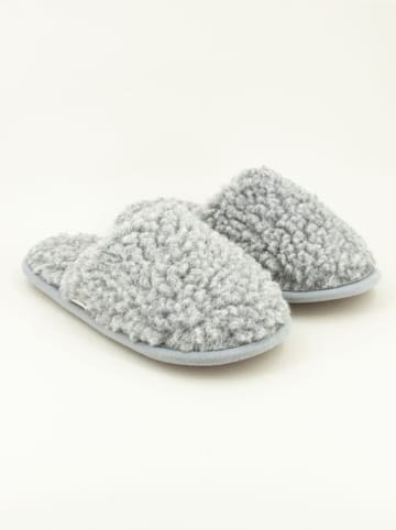 Hausschuhe "Curly" in Grau