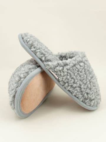 Hausschuhe "Curly" in Grau