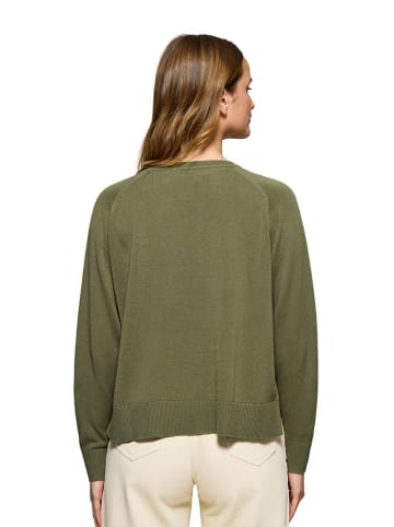 Sweter w kolorze oliwkowym