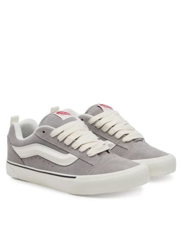 Skórzane sneakersy "Knu Skool" w kolorze szarym