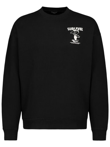 Sweatshirt in Schwarz