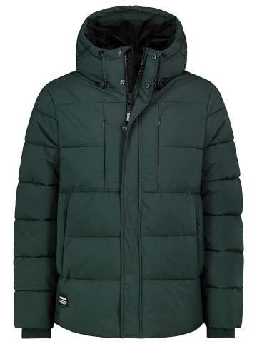 Steppjacke in Dunkelgrün