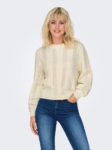 Sweter w kolorze kremowym