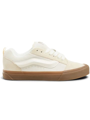 Skórzane sneakersy "Knu Skool" w kolorze beżowym
