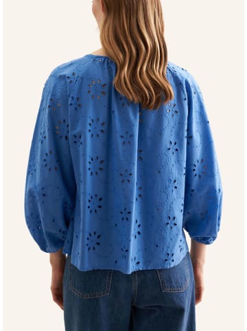 Bluse in Blau