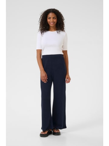 Gebreide broek zwart